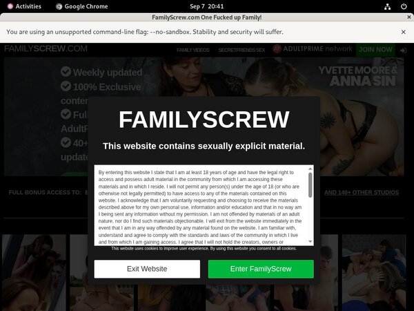 Accounts Of Family Screw