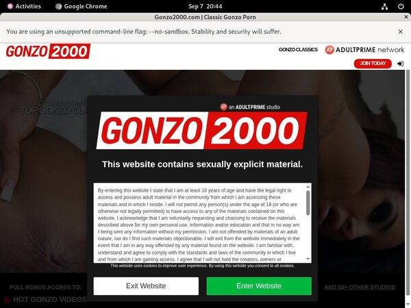 Gonzo2000.com $1 Trial