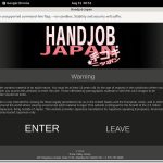 Handjob Japan Model