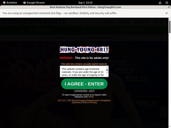 Hung Young Brit Discount Checkout