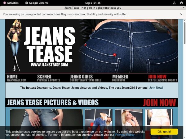 Jeanstease.com Model