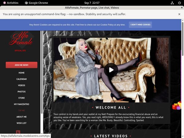 AlfaFemale Premium Account AlfaFemale Premium Account