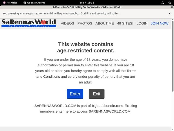 All Sarennasworld
