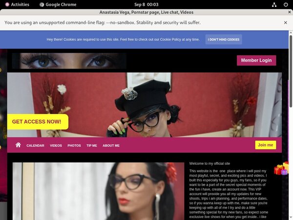 Anastasiavegax.modelcentro.com With Yen