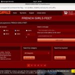 Discounted FRENCH GIRLS FEET Membership