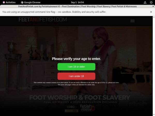 Feet And Fetish Sign