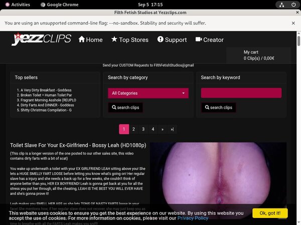 Filth Fetish Studios Get Password