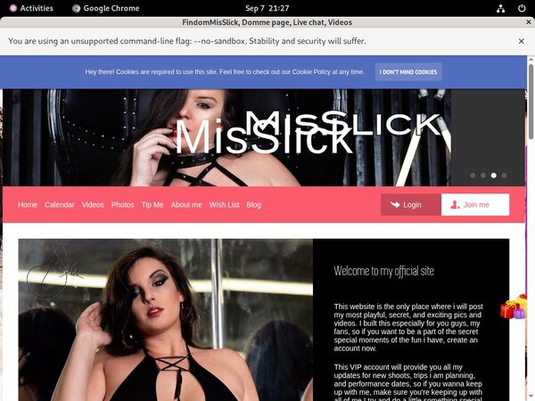 FindomMisSlick Paswords