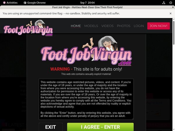 Foot Job Virgin Paypal Access