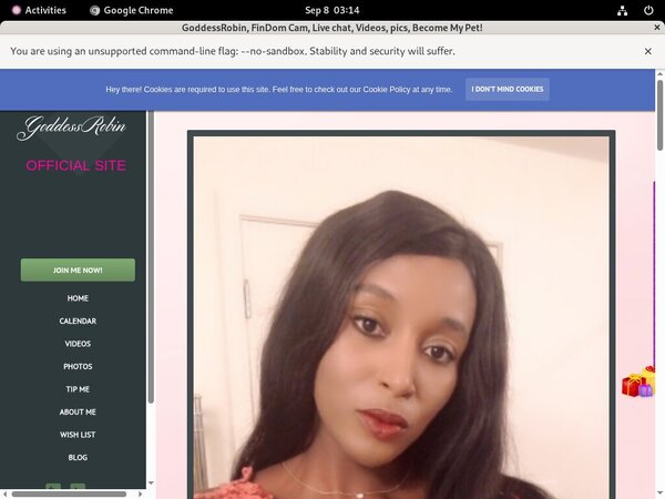 Goddessrobin.modelcentro.net Without Card