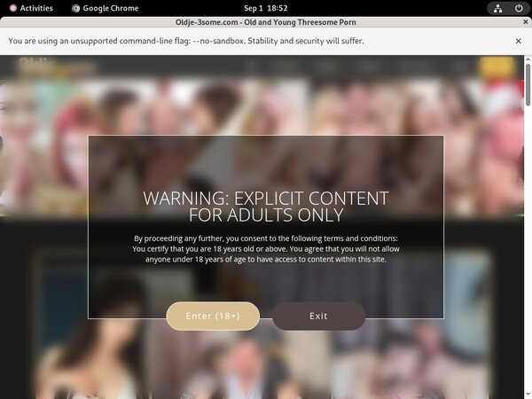 How To Get Into Oldje3some Free