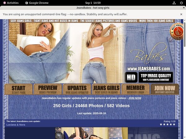 Jeans Babes Trial Pass