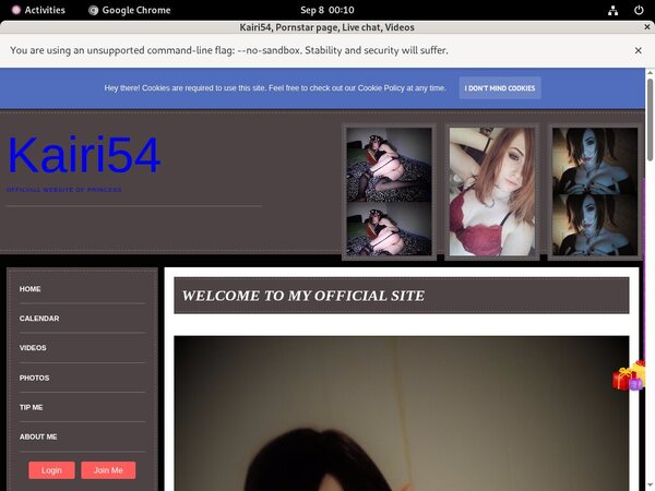 Kairi54.modelcentro.com Take Paypal