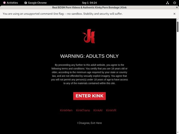 Kink Unlimited New Password