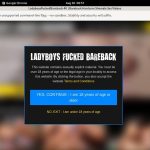 Ladyboys Fucked Bareback Pay Site