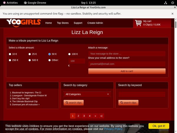 Lizz La Reign Mobile Passwords