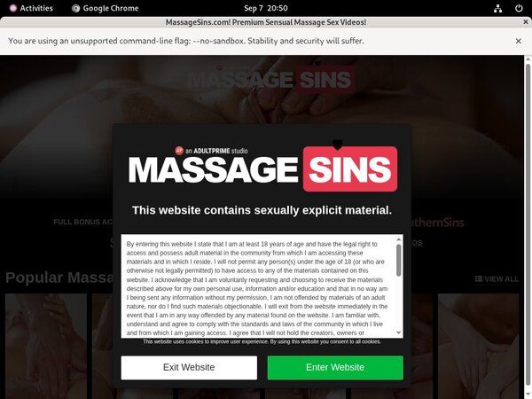 Massagesins Premium Account Login