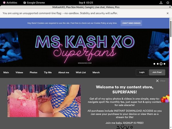 Mskandykash.modelcentro.net Benutzername