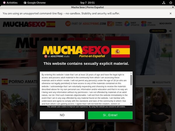 Muchasexo.com Mit Bankkarte