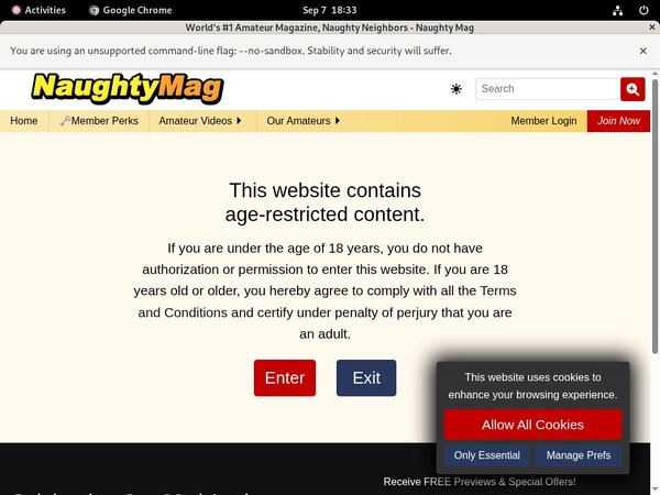 Naughtymag.com Password Account