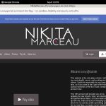 Nikitamarceau.modelcentro.com Sofort Zugang