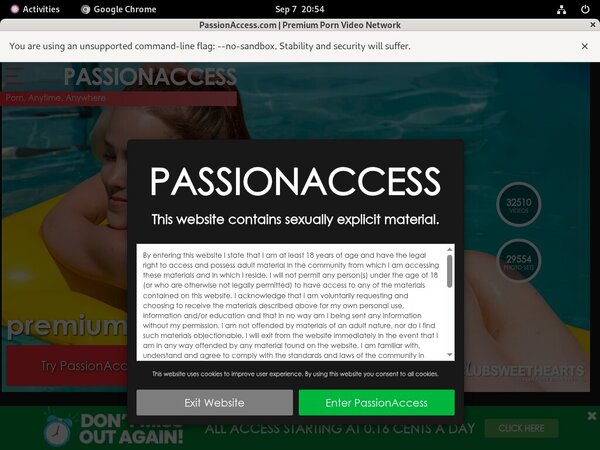 Passion Access Discount Registration