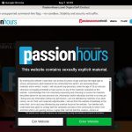 Passionhours.com Pass Word