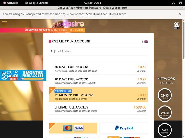 Password For Digitaldesire