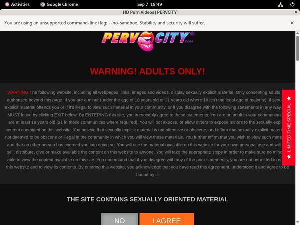 Pervcity.com Member Trial