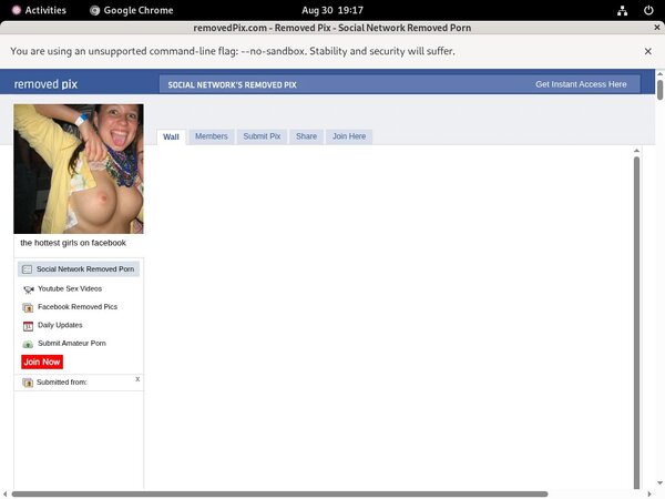 Pix Removed Accounts