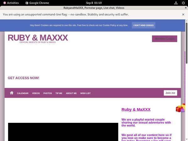 RubyandMaXXX Member Access