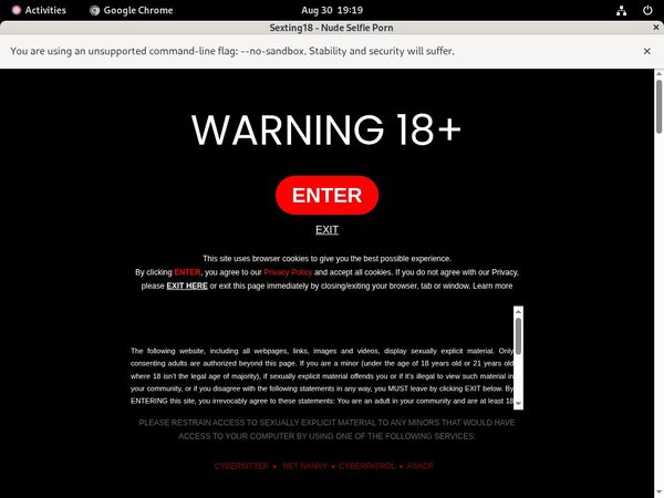 Sexting18.com Pricing
