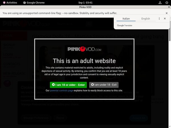 Sign Up Pinkovod.com