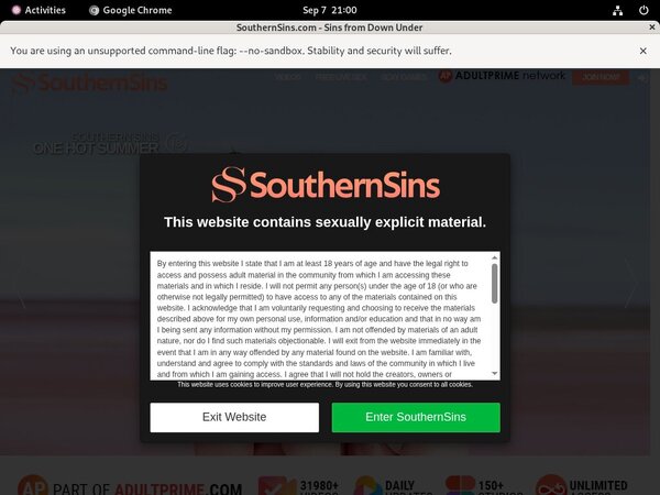 Southernsins Hacked Password