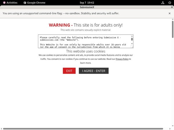 Submissivex.com Fresh Passwords
