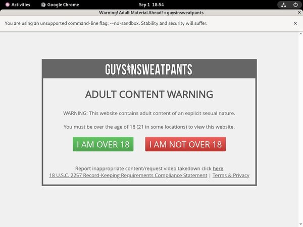 Sweatpants In Guys Membership Trial Sweatpants In Guys Membership Trial