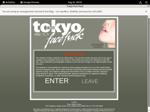 Tokyofacefuck.com Get An Account