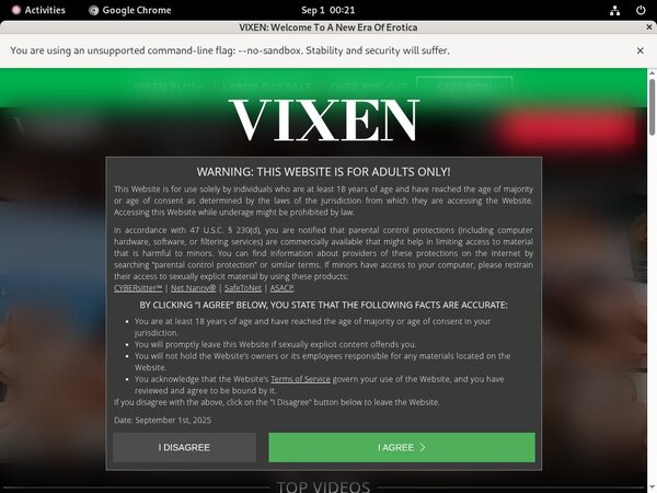 Vixen Trial Memberships