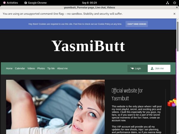 Yasmibutt.modelcentro.com Paysite Passwords