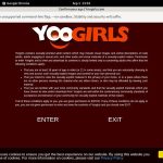 Yoogirls.com Signup Page