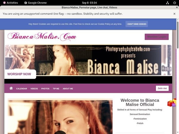 Bianca Malise With JCB Card