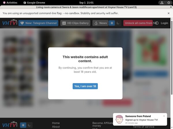 How To Get On Voyeurhouse For Free