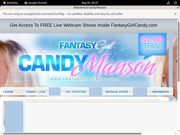Candymanson Alternative Payment