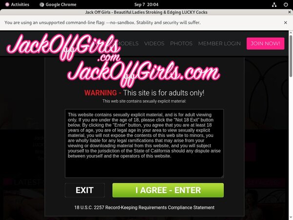 Free Jackoffgirls Day Trial