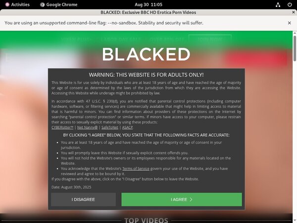 Blacked.com Trial Membership $1